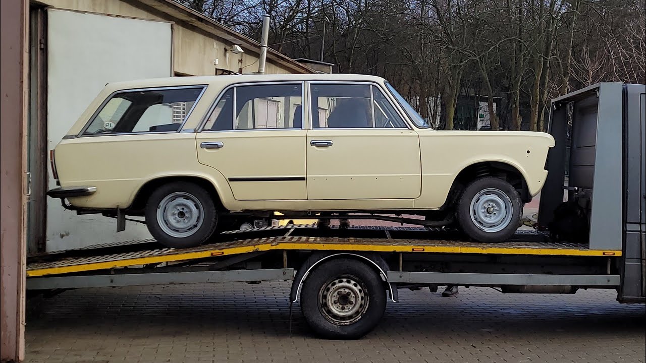 Były takie zegary w 1987? Wart ratowania Fiat 125p kombi w FSO Pomorze 8.02.2022 Gdańsk