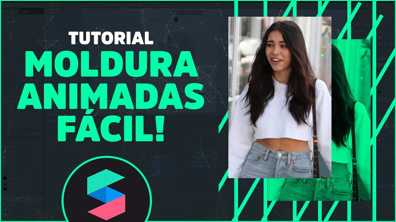 Filtro com moldura criativa com fundo animado, tutorial - Spark Ar