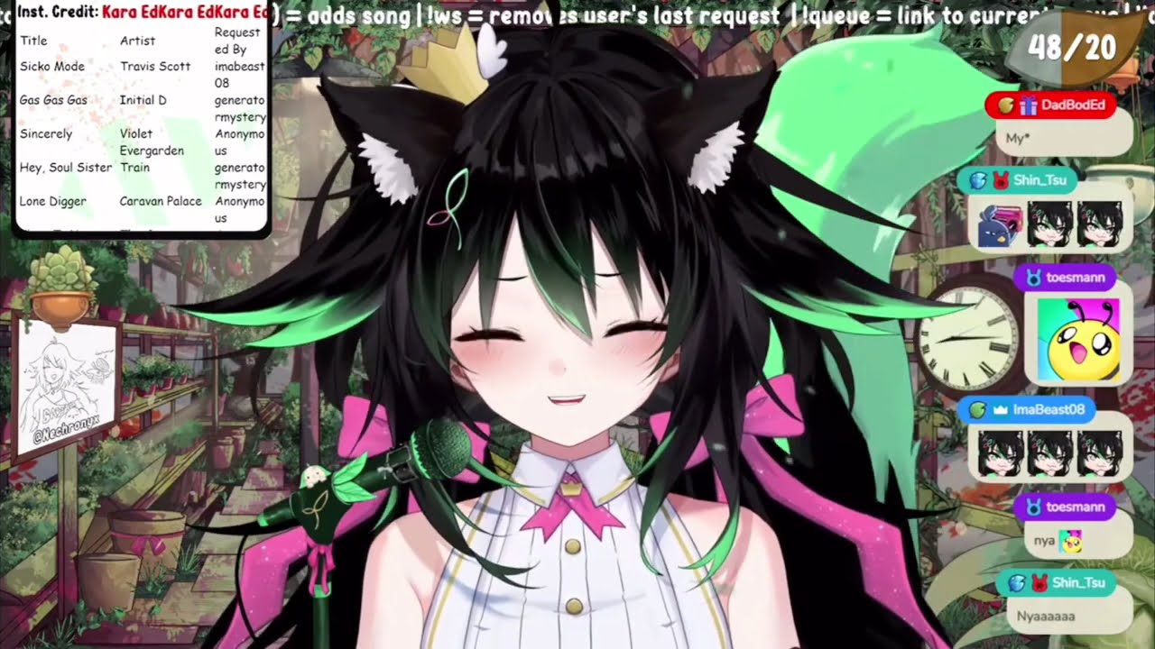 Bajiru sings NEKO MODE (SICKO MODE remix) with questionable statements at the end…