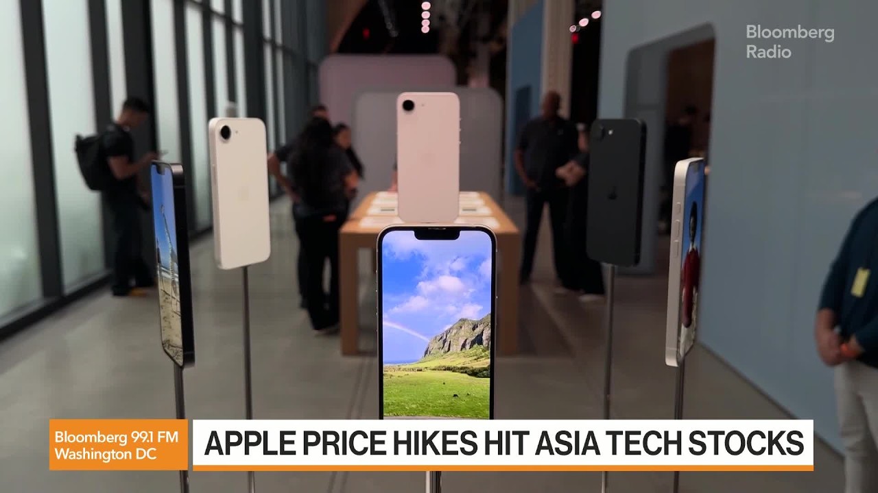AI Cost Reality Check Hits Asia Tech Stocks as Apple Hikes Prices