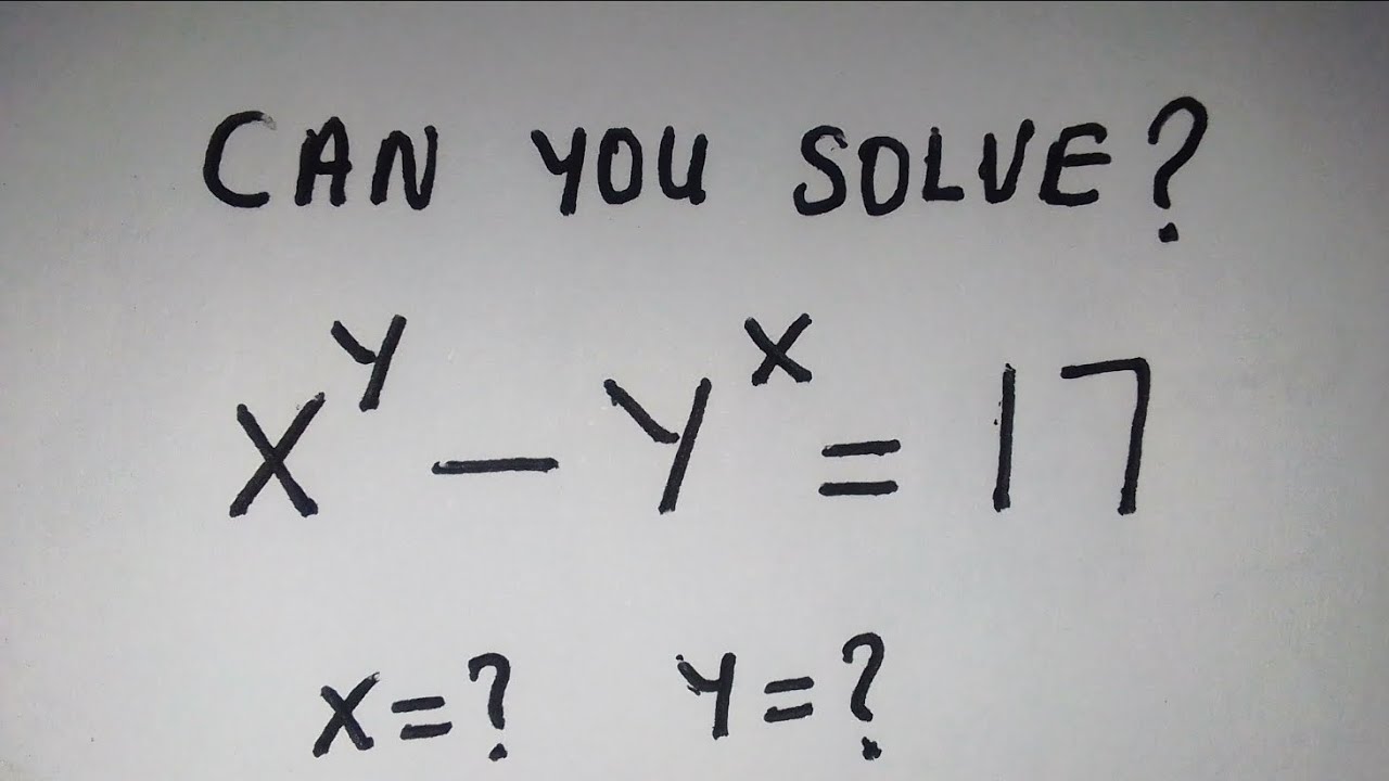 can you solve? | A Tricky Math Algebra Question | Math Olympiad Question 