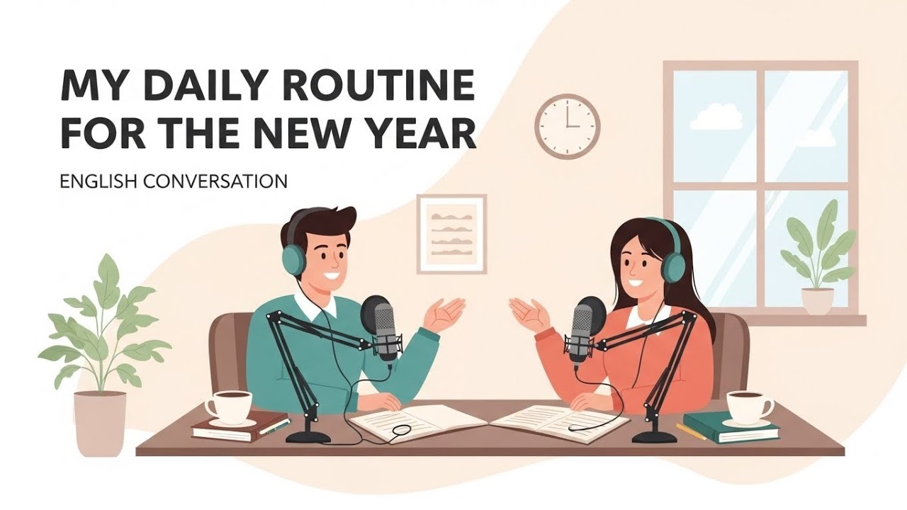 My Daily Routine for the New Year 2026 | A1 English Listening Practice | English Podcast