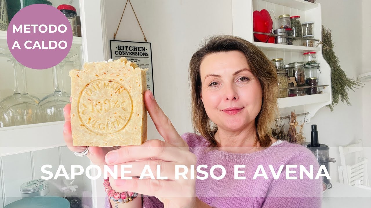 Sapone al riso e avena | Metodo a caldo