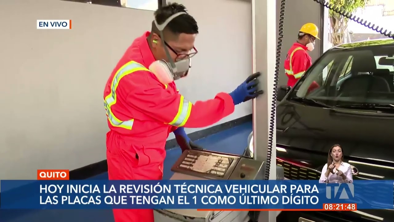 Hoy 1 de febrero inicia la Revisión Técnica Vehicular en Quito para autos cuya placa termine en 1