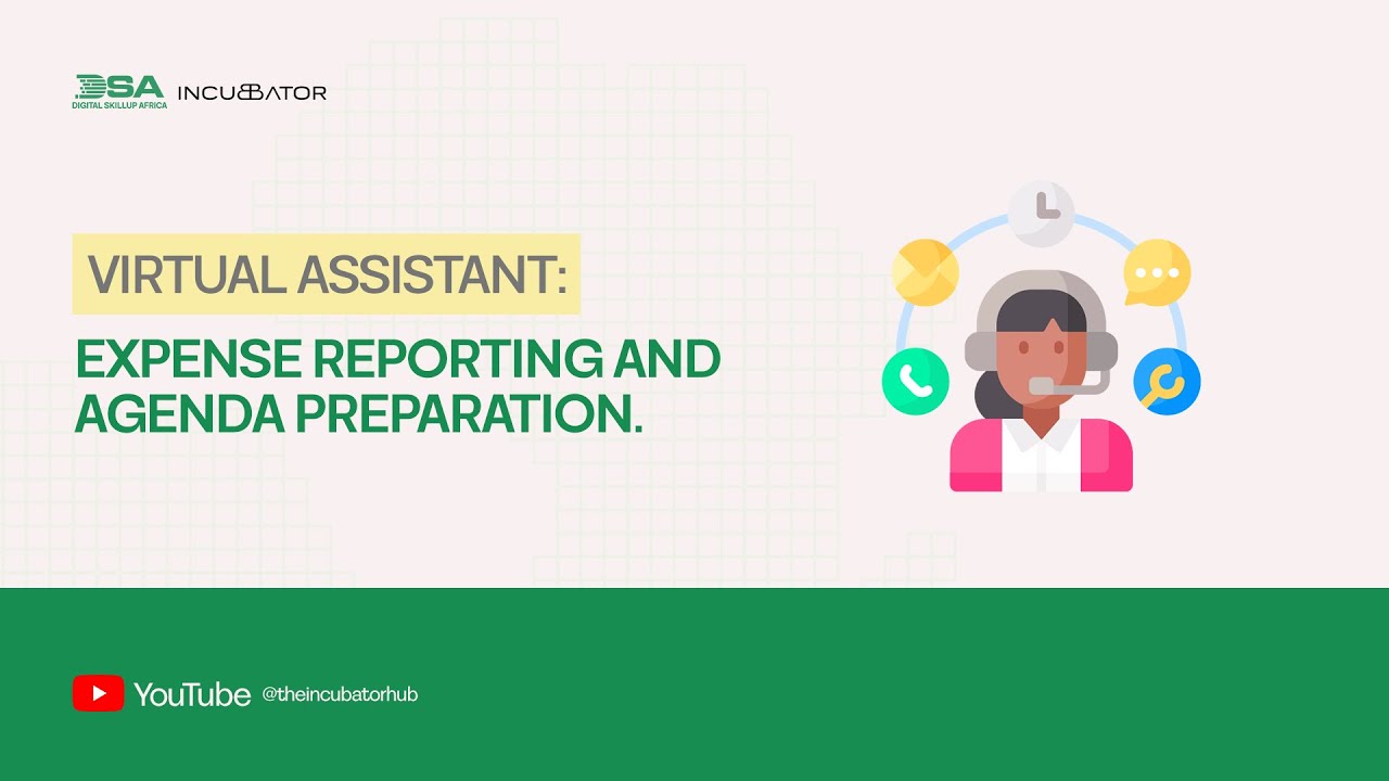 DIGITAL SKILLUP AFRICA || VIRTUAL ASSISTANT: EXPENSE REPORTING AND AGENDA PREPARATION.
