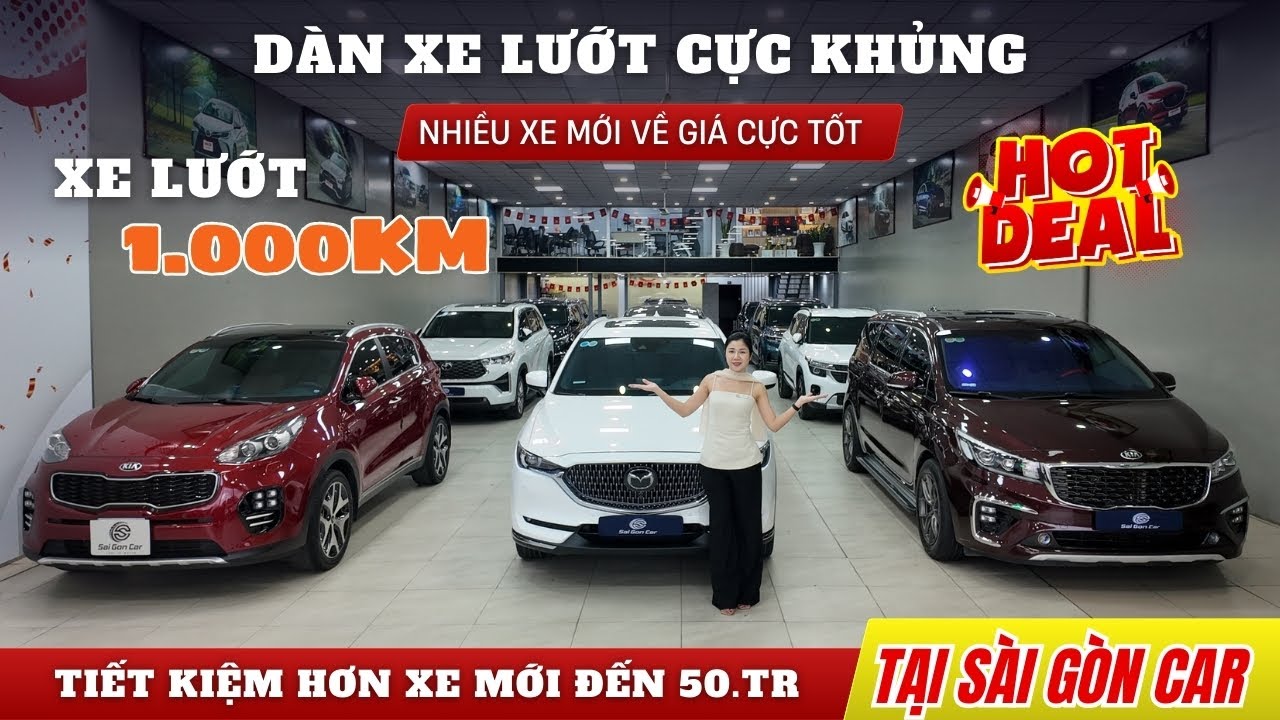 Dàn Xe Mới Về Cực Khủng Tại Sài Gòn Car - Siêu Phẩm Xe Lướt Lăn Bánh Mới 1.000km Tại Sài Gòn Car