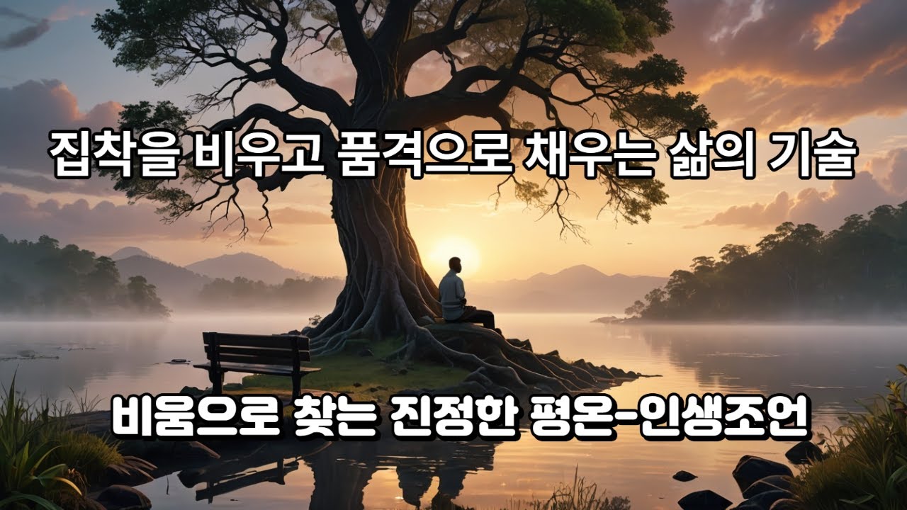 집착을 비우고 품격으로 채우는 삶의 기술(비움으로 찾는 진정한 평온) - 인생조언