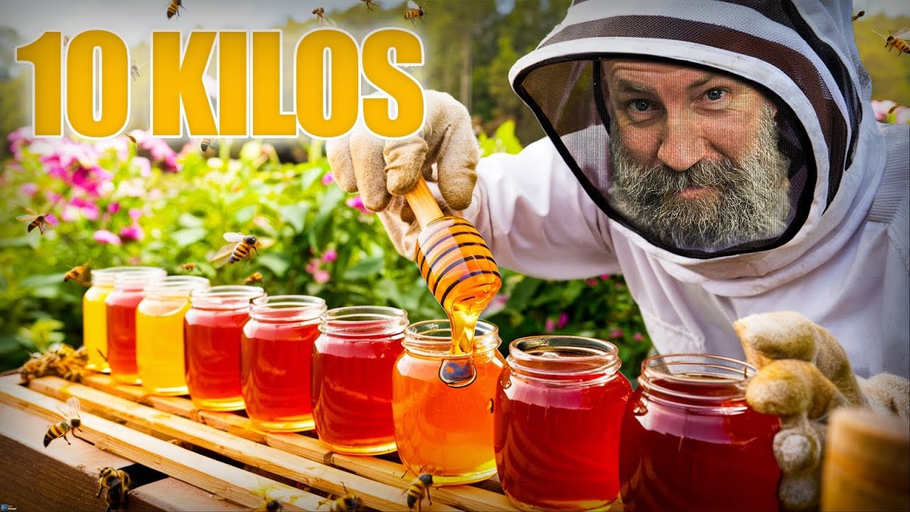 MA PREMIERE R&Eacute;COLTE DE MIEL! C'EST DINGUE