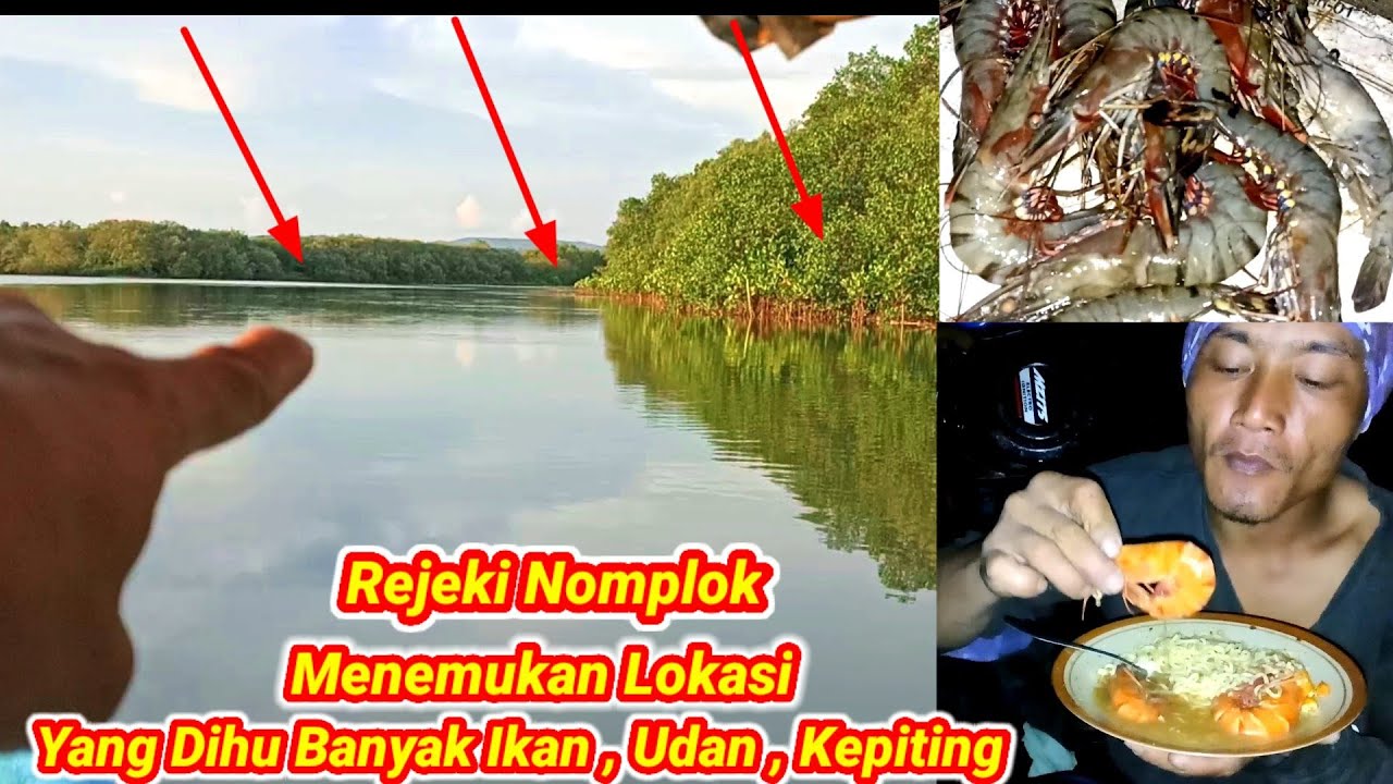 Pasang Perangkap diPulau yang Banyak diHuni Kepiting Udang dan Kakap Merah Langsung Masak