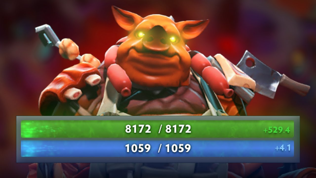 8000 HP with new cursed Pudge set