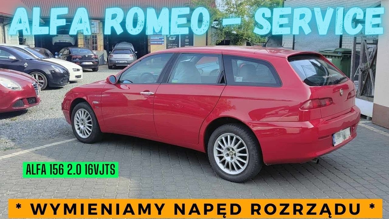 Alfa Romeo 156 2.0 16v JTS - wymiana napędu rozrządu | #alfaromeo #156 #engineservice