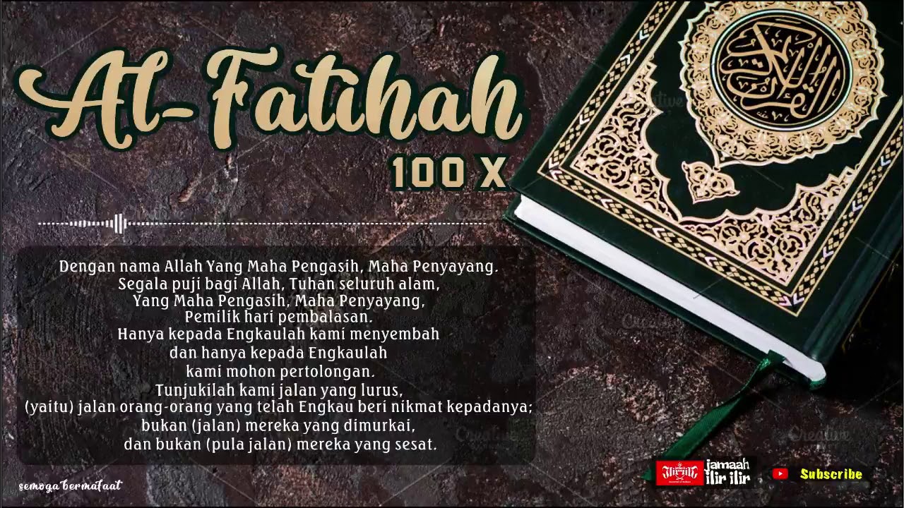 Surah Al Fatihah 100x