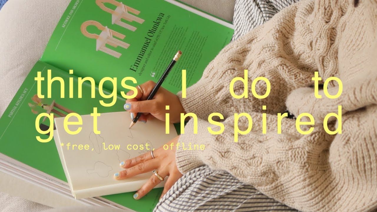 how I get inspired to make art (vlog)