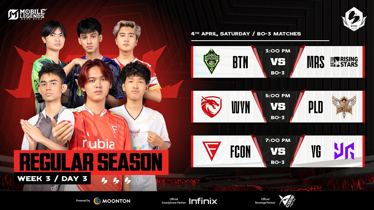 🔴 MSL MM Season 3 | Regular Season | W3D3