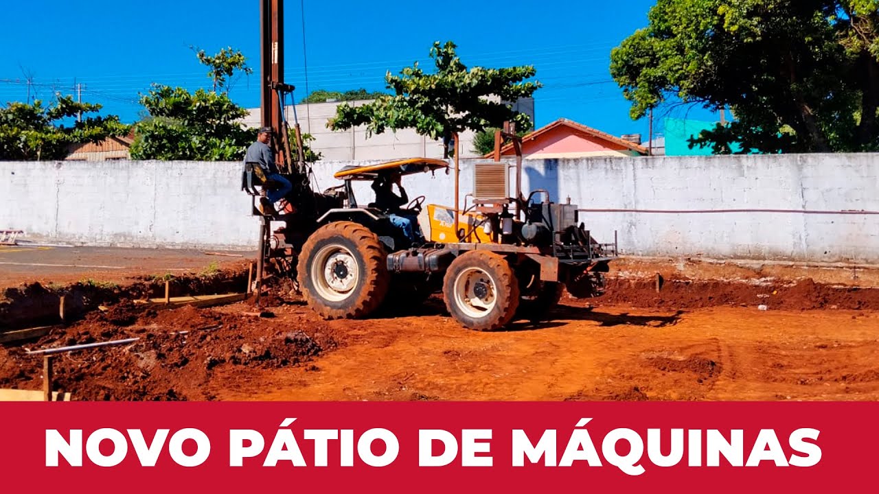 PREFEITURA ANUNCIA RECONSTRUÇÃO DO PATIO DE MAQUINAS EM APUCARANA