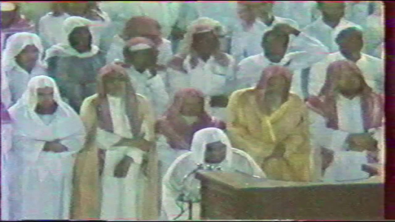 من المجادلة إلى الصف تراويح الحرم المكي ليلة 27-9-1407هـ الشيخ علي جابر Ali Jaber