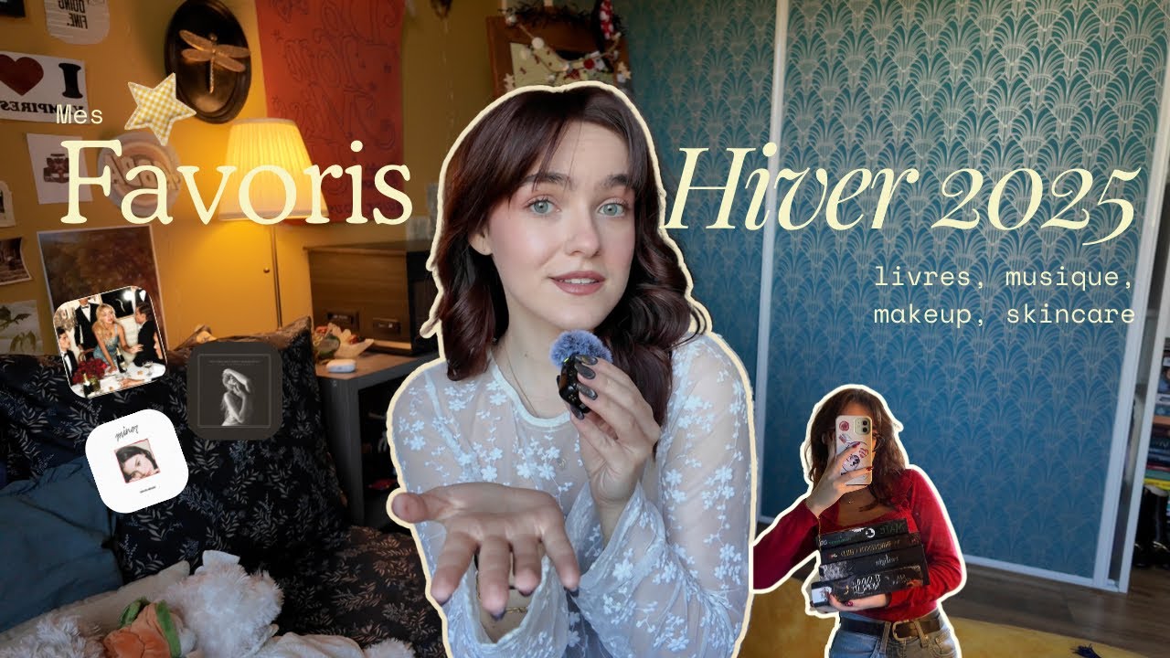 MES FAVORIS HIVER 2025 ⭐️: livres, musiques, makeup, skincare