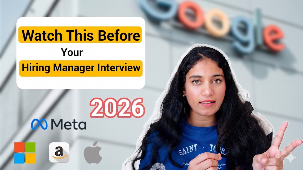 How to Crack the Hiring Manager Interview for Software Engineers 2026 |   Exact Questions and Prep