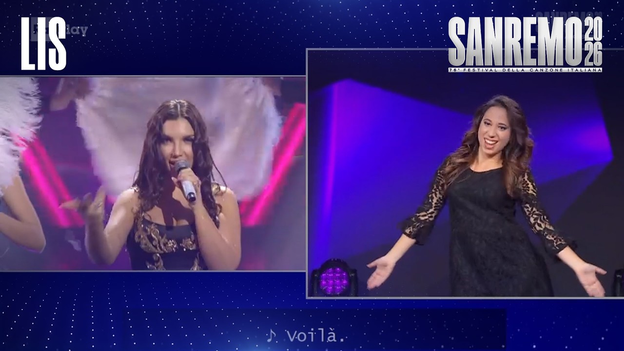 LIS | Sanremo 2026 - Elettra Lamborghini canta Voilà