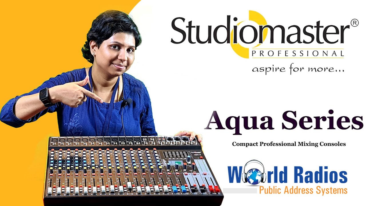 The Studiomaster Professional Aqua 14 Mixer Tamil Full Review  and Testing