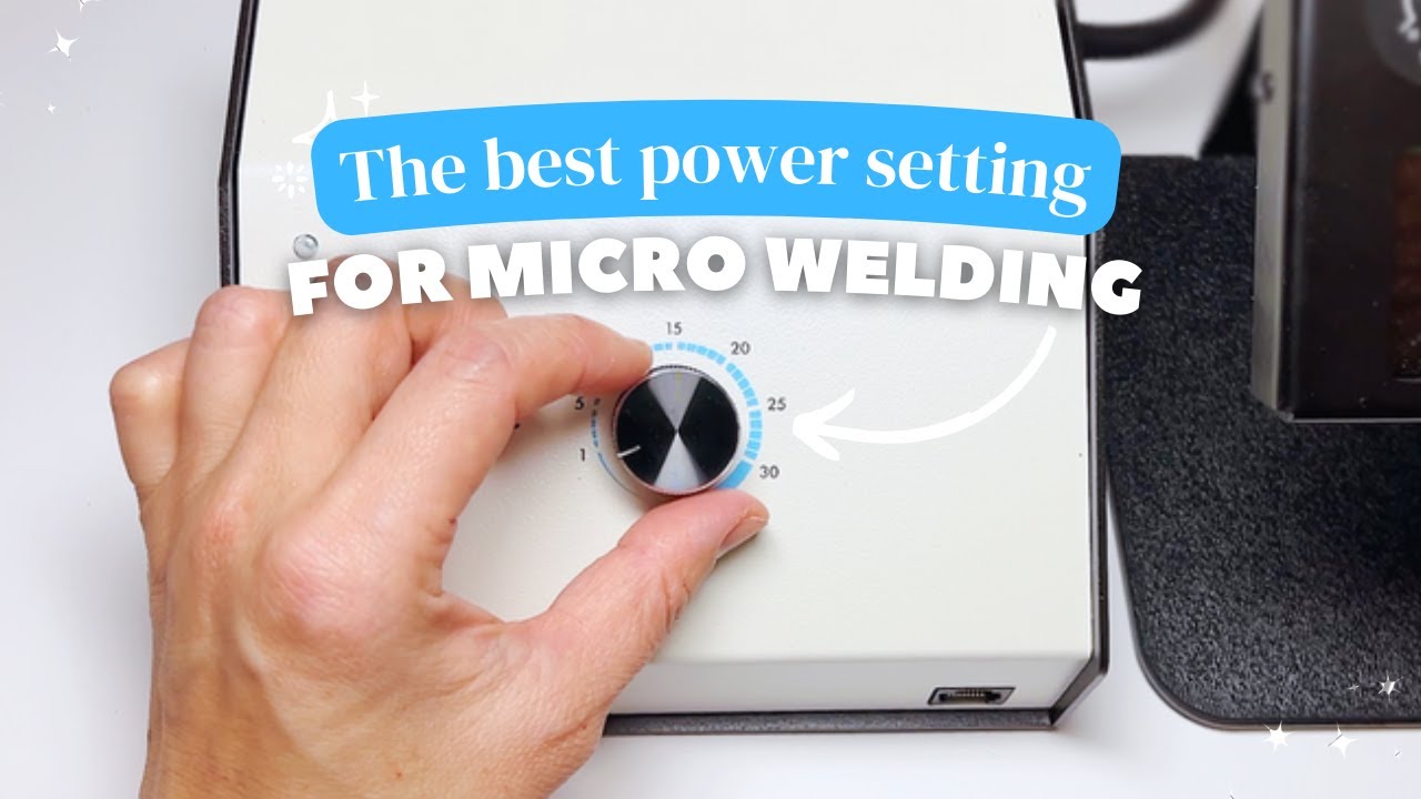 7.  The BEST Power Setting For Micro Welding With and W.O. Argon - Free Permanent Jewelry Training