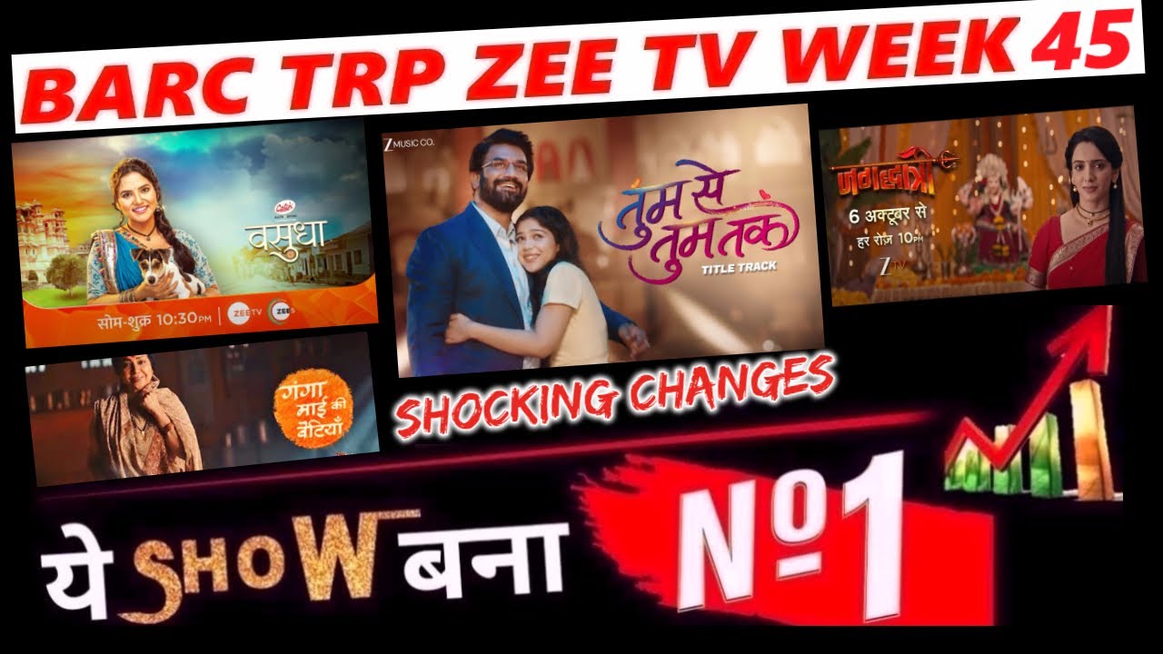Все шоу ZEE TV Trp этой недели | Barc Trp of ZEE TV | Отчёт о Trp за 45-ю неделю (2025) | ZEE TV Trp