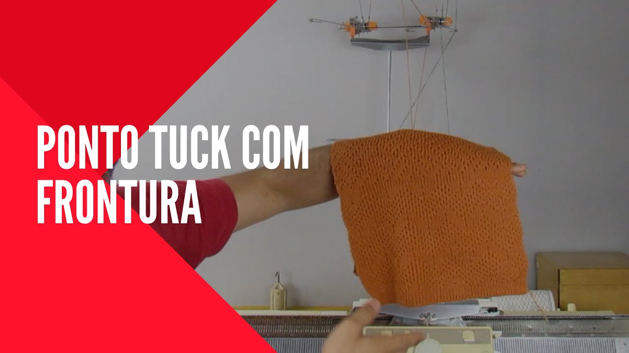 Tricô à Máquina - Elgin 840 + Frontura | Ponto Tuck com Cartela