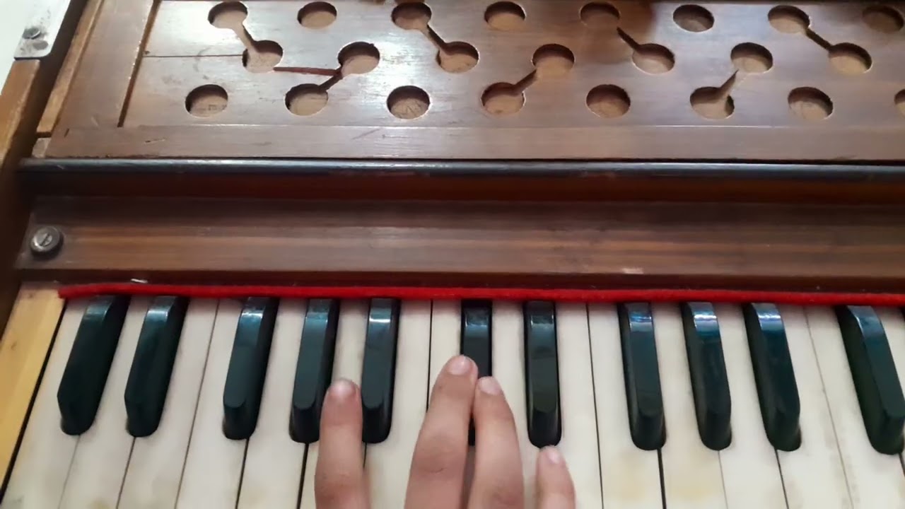 Sa re Jahan Se Achcha on harmonium