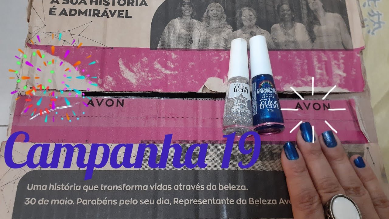 ABERTURA DE CAIXA🎁AVON🎁CAMPANHA 19*POR THAIS HELENA*