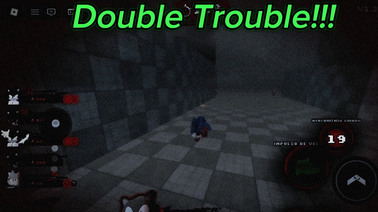 Jugando con chilena y al double trouble: Sonic.exe the disaster modded #sonicexethedisaster