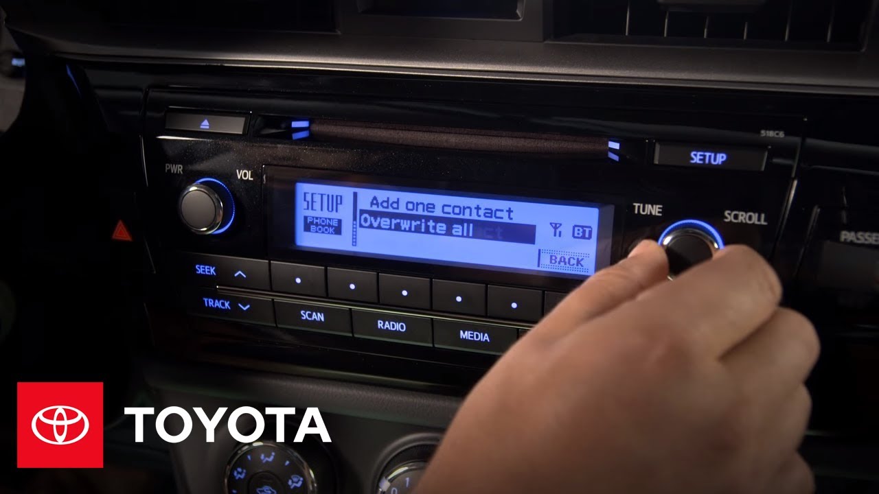 2014 Corolla How-To: Transferring a Phonebook | Toyota