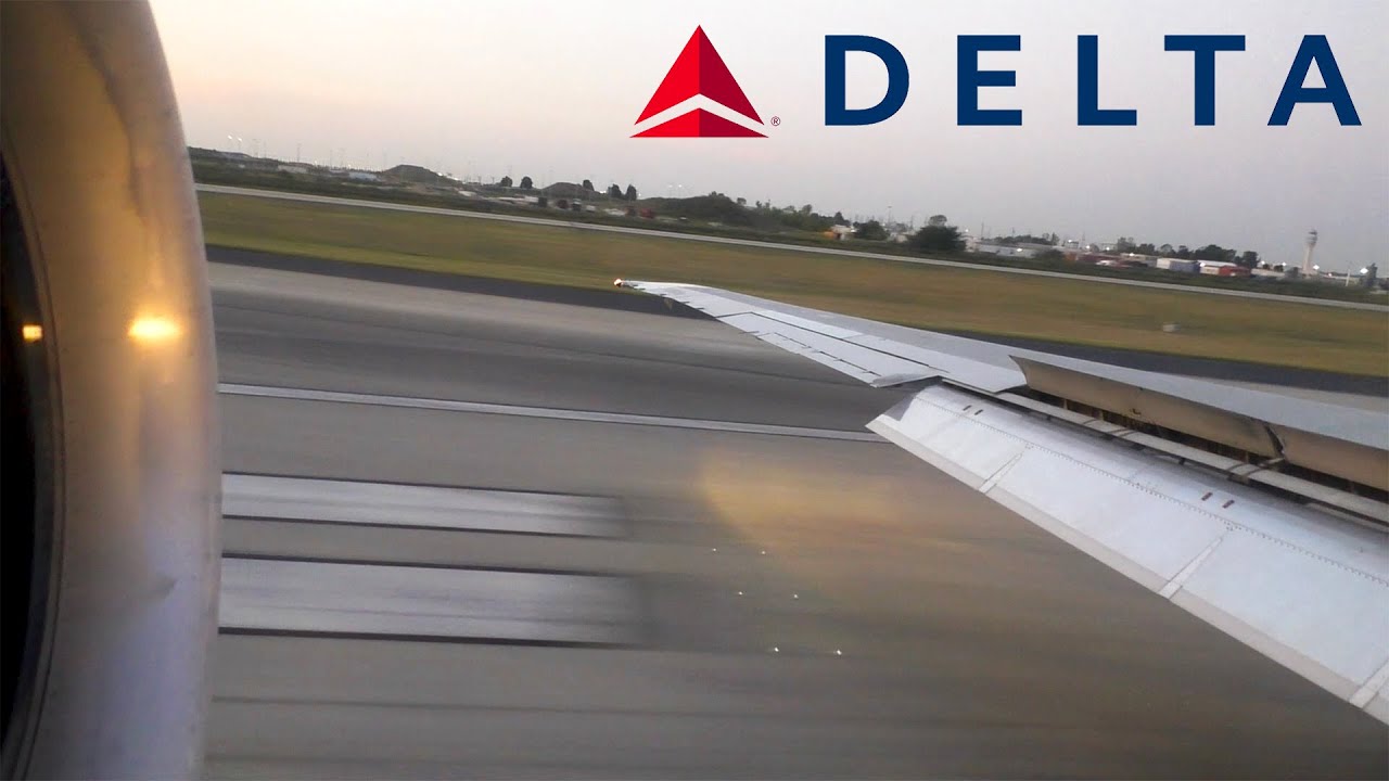 Delta Air Lines McDonnell Douglas MD-88 SUNSET Landing in Atlanta (ATL)