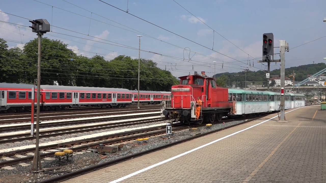 Ulm Hbf: Ludmilla, Ulmer Spatz, BR 218, BR 611 und mehr 29.07.16