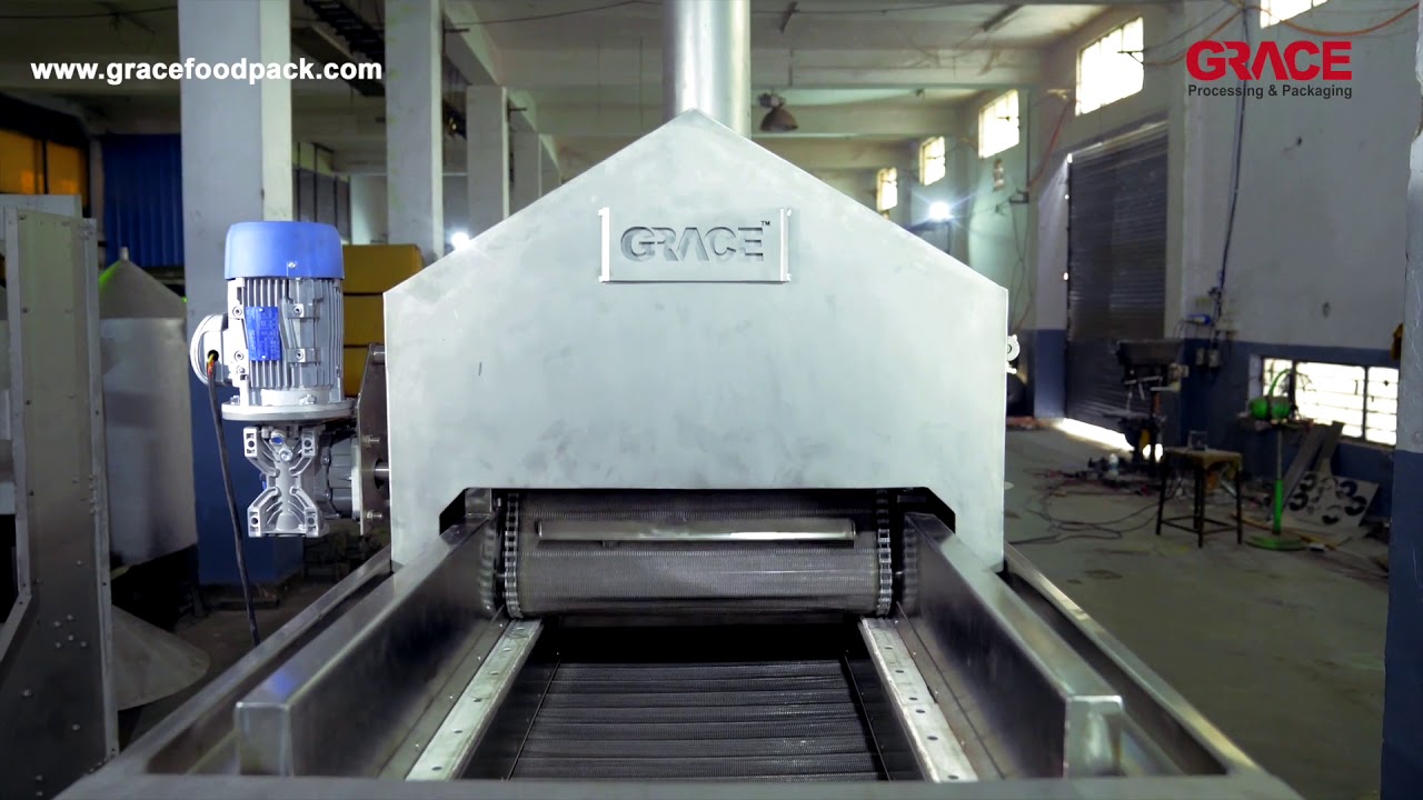 Continuous Fryer Machine | FryRace® | Versatile Multi-Product Frying Equipment  | GraceFoodPack.Com
