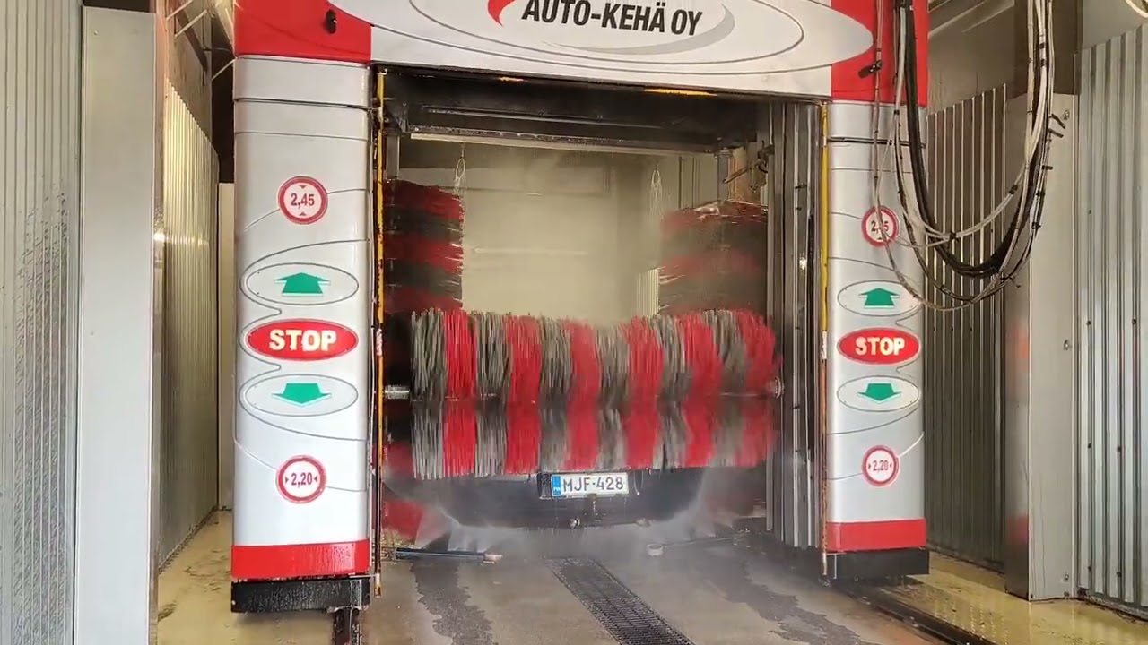 Nice red & gray desing Tammermatic car wash