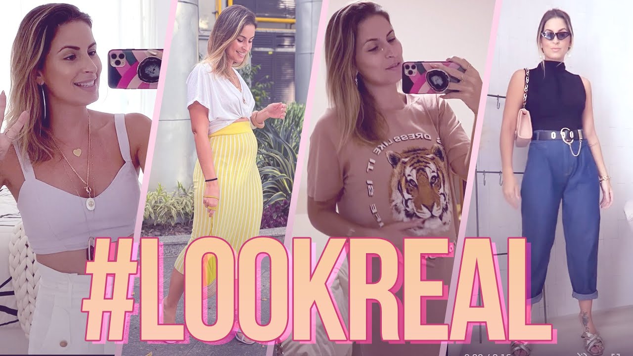 PRIMEIROS LOOKS GRÁVIDA ​✨ #LOOKNAREAL