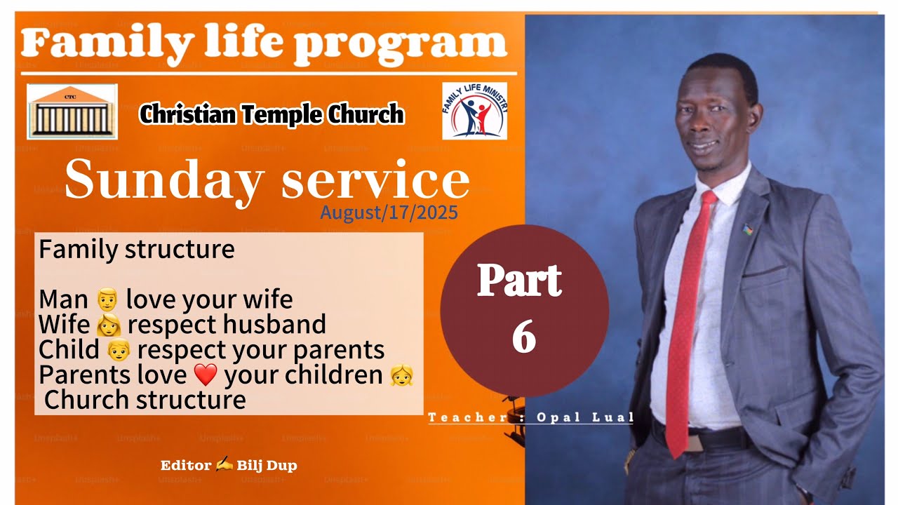 Opal Lual part 06 Family life program @SOUNDOFREVIVAL @bolterthach6976 ​