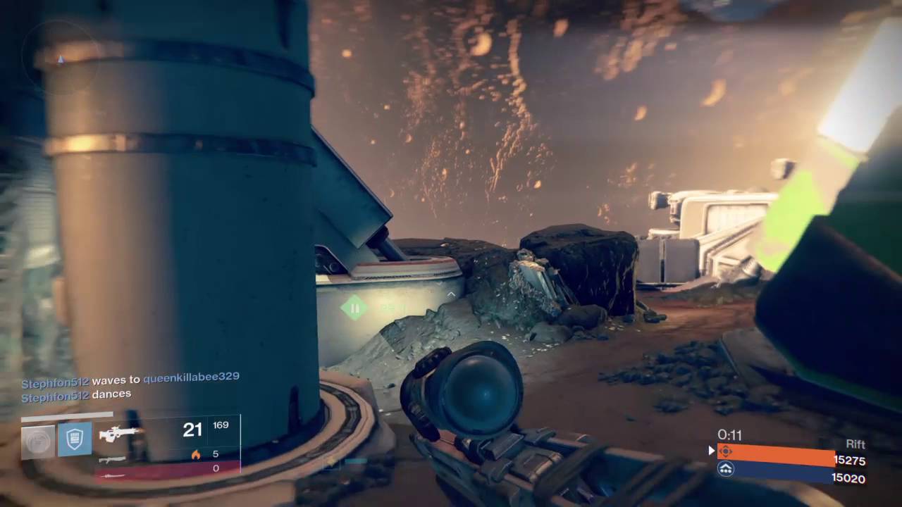 Destiny Defender Titan in Action