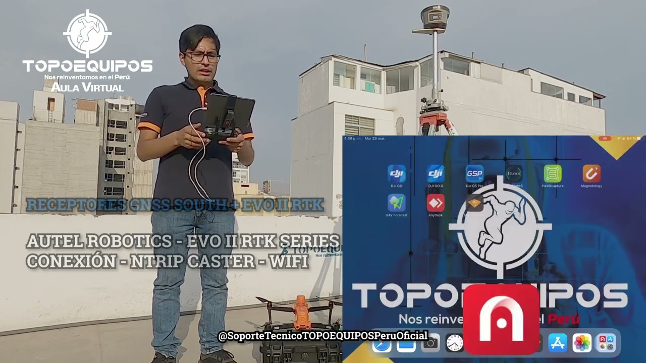 AUTEL ROBOTICS - NTRIP CASTER - WIFI - RECEPTORES GNSS SOUTH Y EVO II RTK