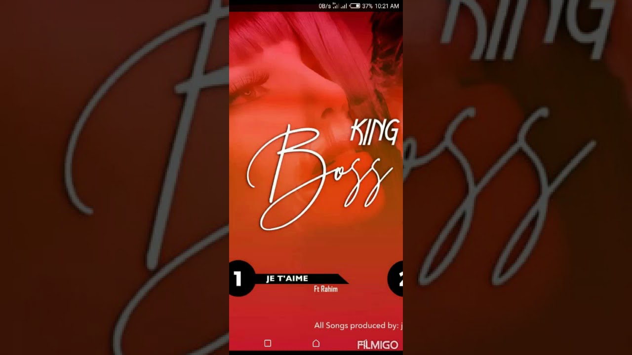 King Boss L.A. ft RAhimo _ JE T'AIME.( OFFICIAL AUDIO )