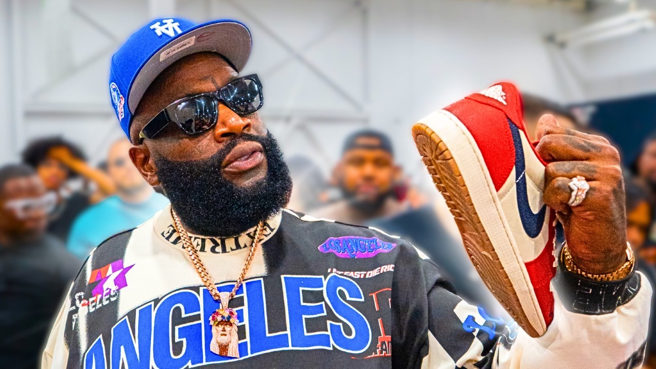 Rick Ross Goes Shopping For Sneakers At Got Sole