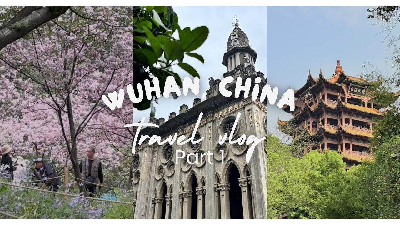EU&rsquo;s Travel Vlog - Visiting Wuhan in China, Viewing Cherry Blossoms, Yellow Crane Tower