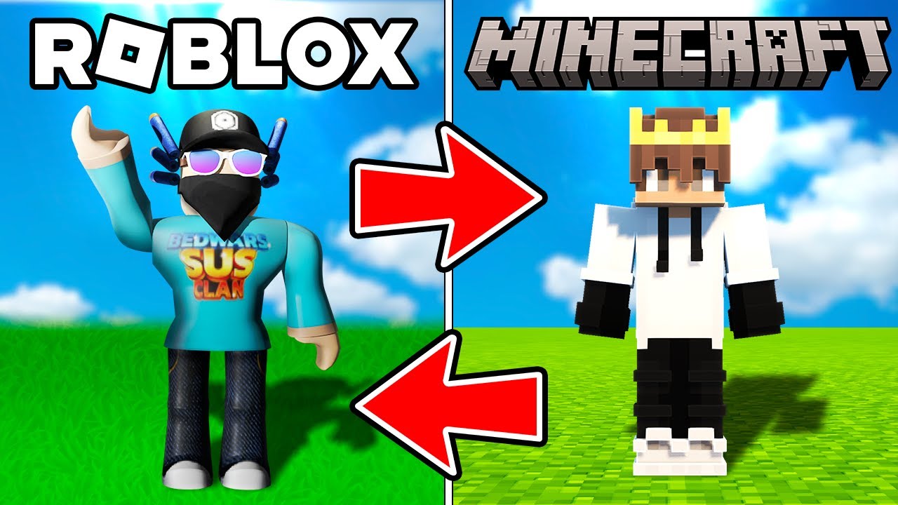 I Joined Roblox Players In Minecraft