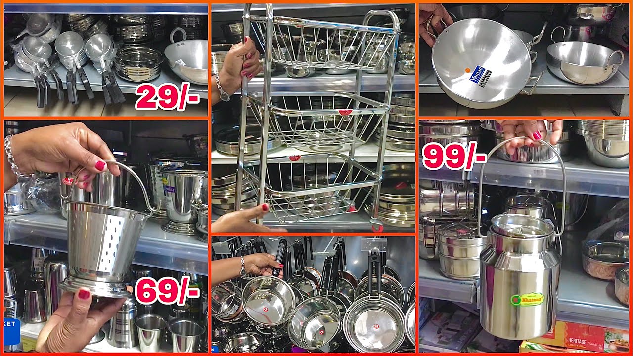 SPAR Latest Offer On Stainless Steel and Aluminium Kitchenware, Like DMART Unique Amazing Collection