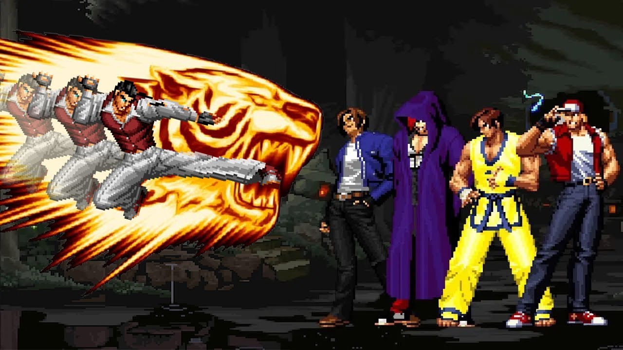 [KOF Mugen] Robert Keyser vs Super Hero Team