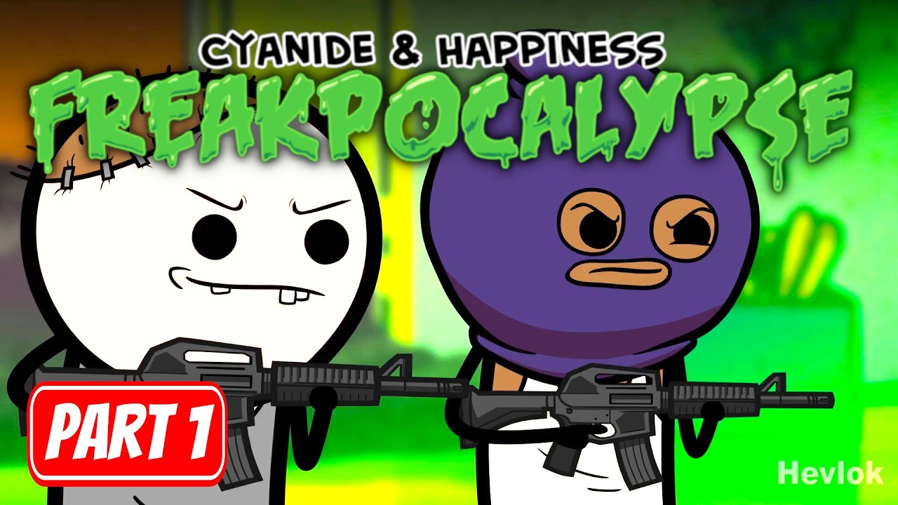 CYANIDE & HAPPINESS - FREAKPOCALYPSE | Part 1 Gameplay Walkthrough No Commentary FULL GAME