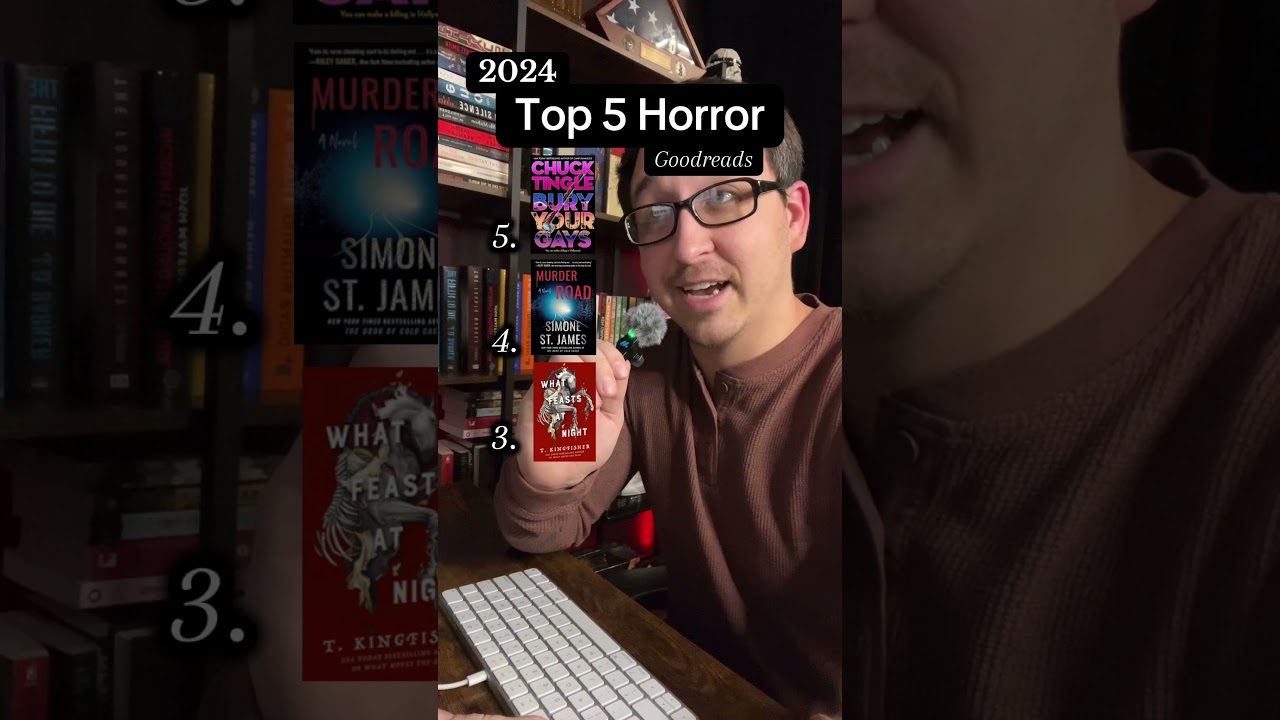 Top 5 Horror Books of 2024 on Goodreads! #bookrecs #booktube #bookrecommendations #horrorbooks