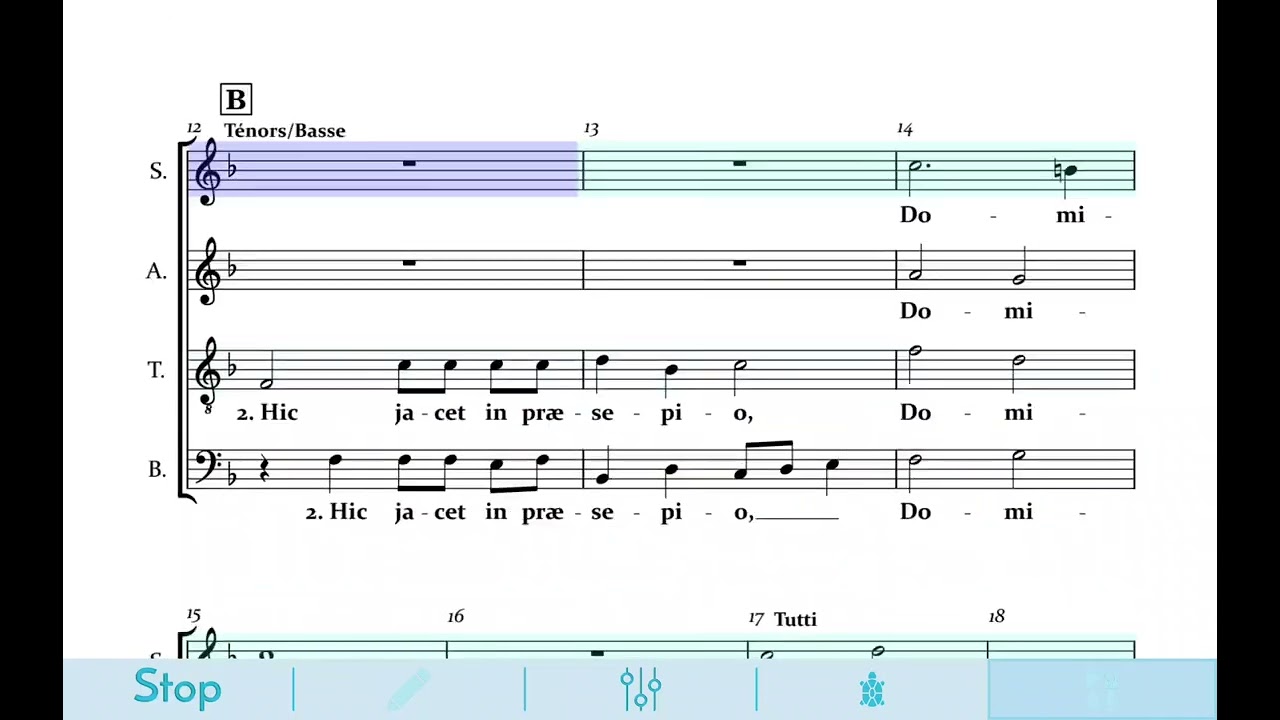 En natus est Emmanuel - M. Praetorius - Soprani