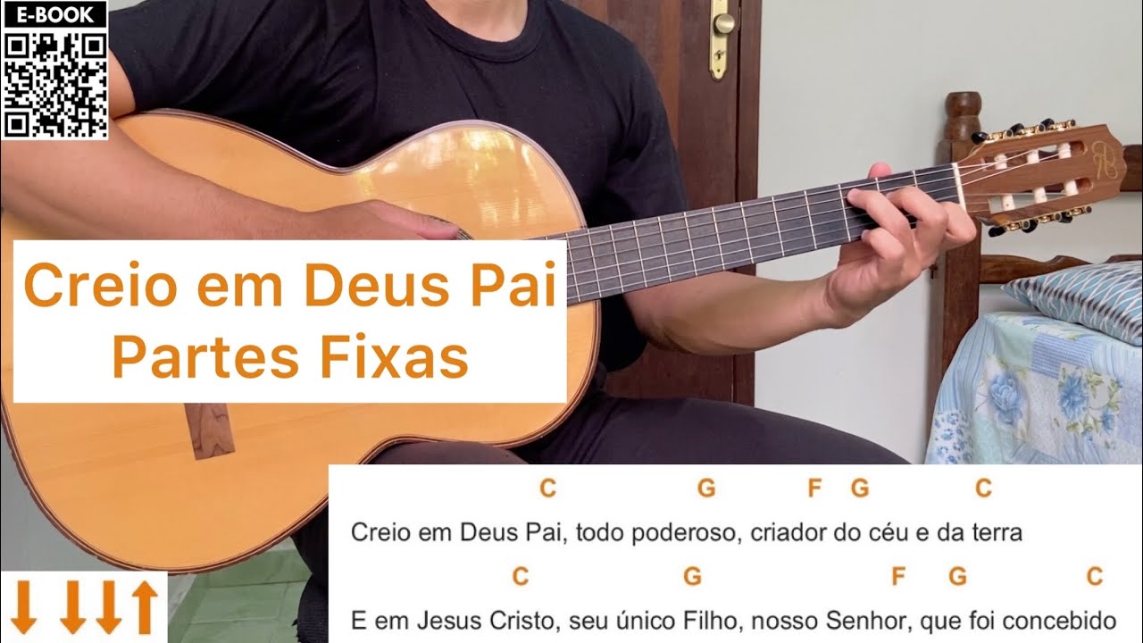 CREIO EM DEUS PAI TODO PODEROSO (credo) | como tocar no viol&atilde;o [letra e cifra]
