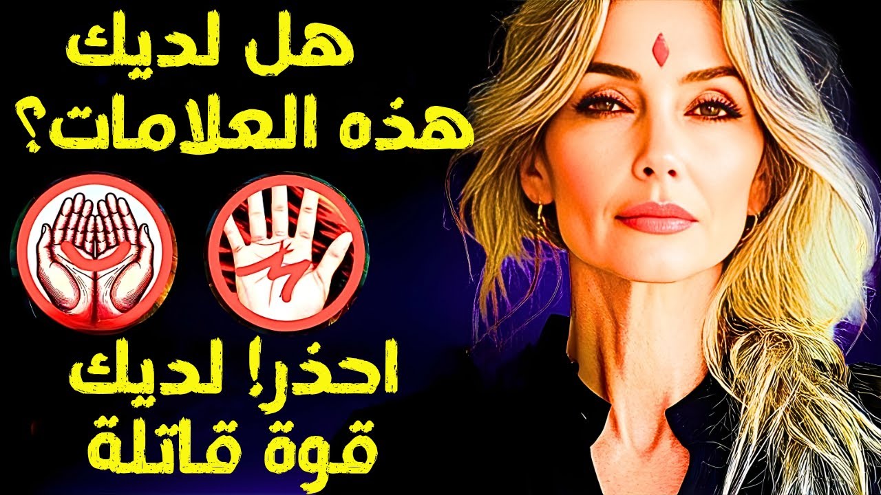 🚨 سبع قوى قاتلة للأشخاص الذين لديهم خطوط على شكل حرف إم وهلالات لا يكاد أحد يلاحظها!